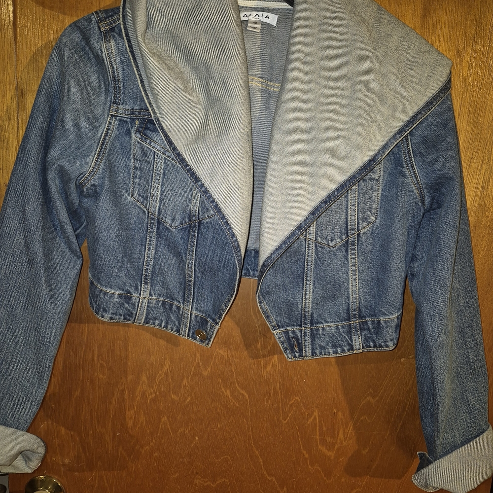 Alaia Blue Jean Jacket